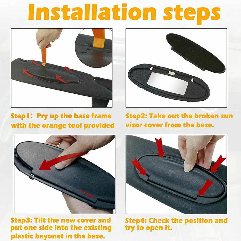 2x Car Sun Visor Mirror Covers For Porsche 996/997/911 986/987 Boxster Cayman AE