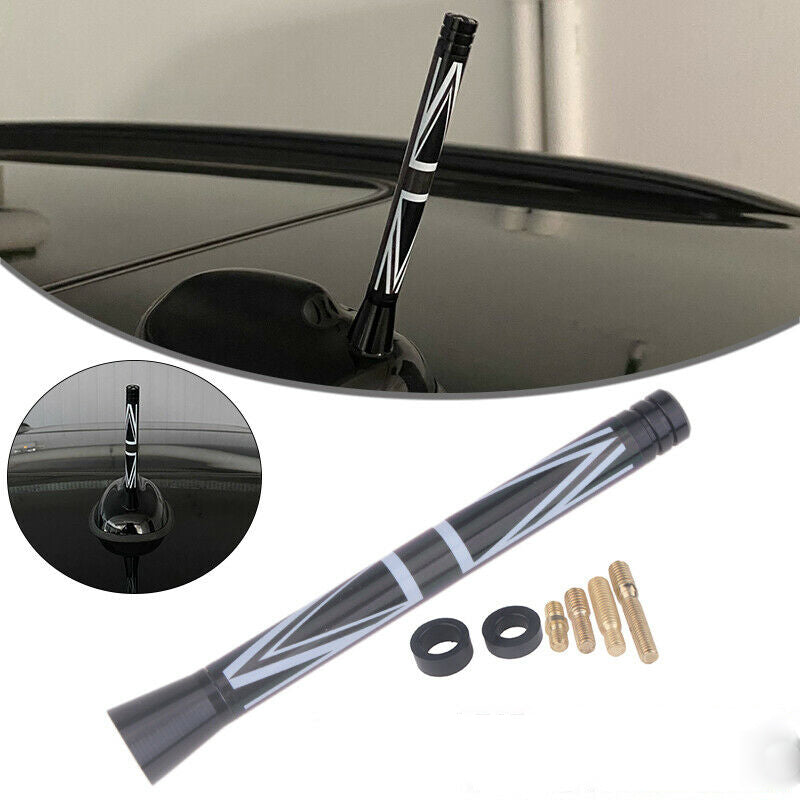 UK Flag Car Aerial Bee Mast Antenna Ariel Radio AM FM Roof For Mini Cooper NEW 1