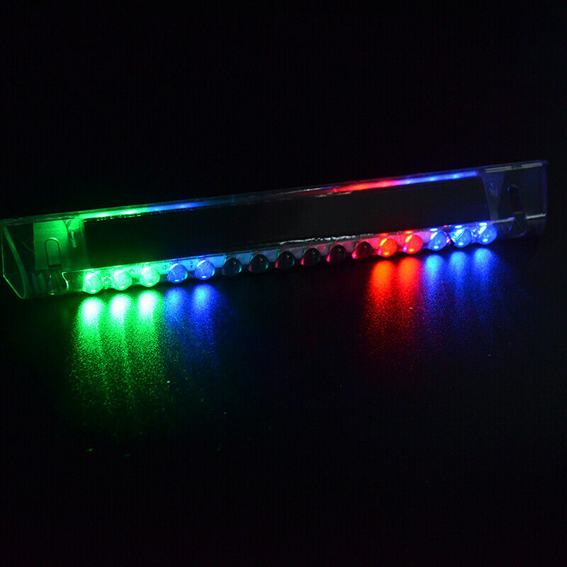 Car 12V 16LEDs RGB Strobe Flash Light Police Warning Flashing Dash Lamp UK
