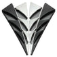 Car Hood Stickers Black Universal Side Air Intake Flow Vent Cover Decor use 2x