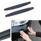 1pair Car Bumper Carbon Fiber Black Protector Corner Guard Rubber UK