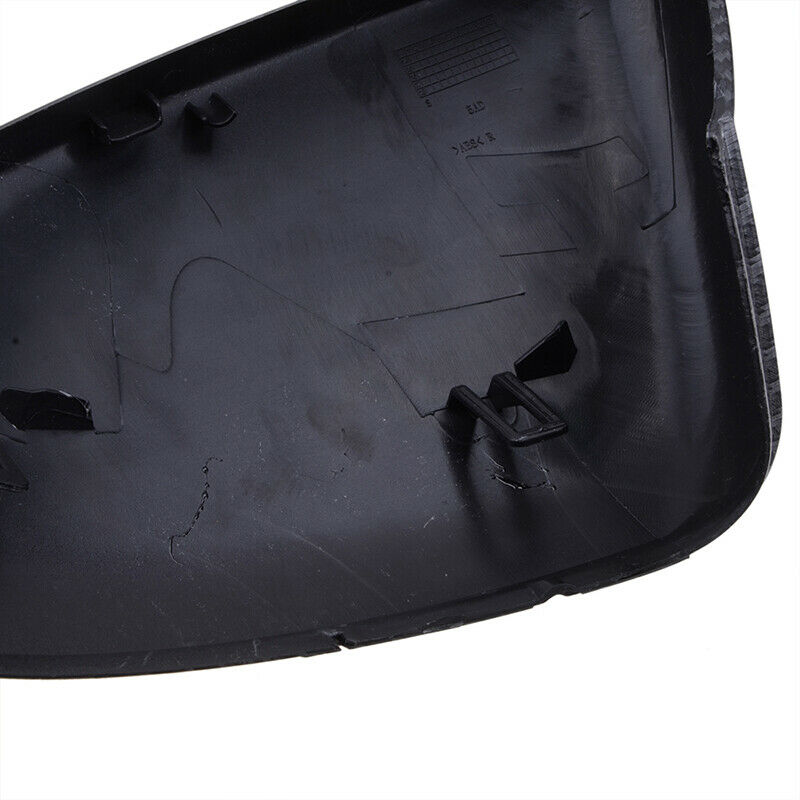 Pair Carbon Fiber Wing Mirror Cover Cap Casing For VW Golf Mk7 Mk7.5 R GTI 14-18