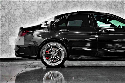Mercedes C Class C63S AMG Style W205 Carbon Fibre Rear Lip Spoiler 2014-21