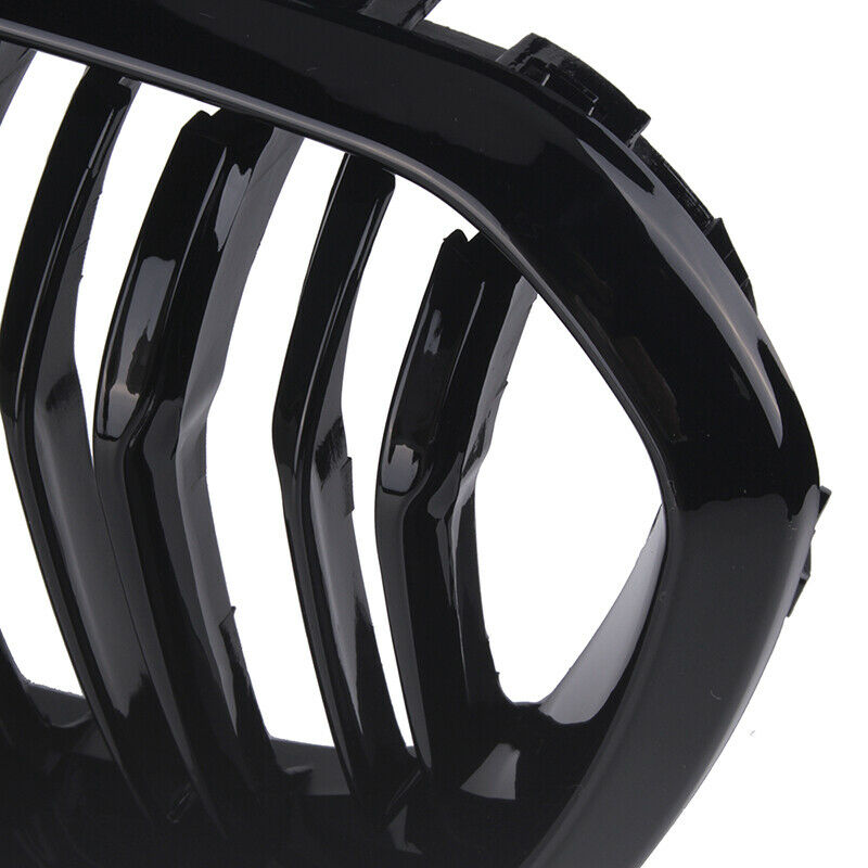 Pair Gloss Black Kidney Grille Grill Fit For BMW F20 F21 1 Series 2015-2018 UK