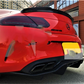 Mercedes C Class Coupe C63 AMG Style W205 C205 Gloss Black FD Spoiler 2014-2021