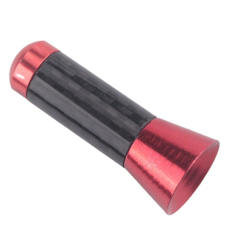1.3"Red Car Carbon Fiber Aerial Bee Sting Mast Antenna Mini Arial Stubby AH0111