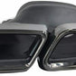 MERCEDES C CLASS W205 C63 LOOK REAR DIFFUSER VALANCE WITH TAILPIPE BLACK