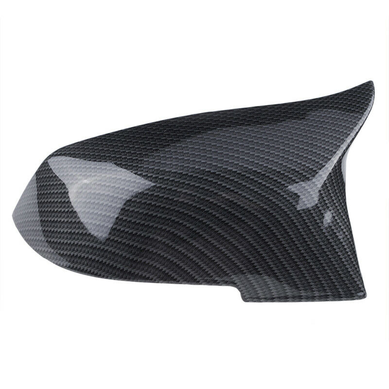 Pair Carbon Fiber Mirror Cover Caps For BMW 2/3/5 DR F20 F21 F22 F30 F31 F32 F33