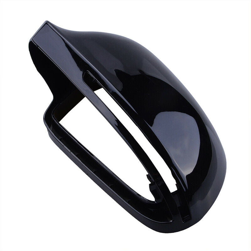 Right Gloss Black Wing Mirror Cover Cap For AUDI Q3 A3 8P A4 B8 A5 S5 A6 S6 C673