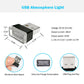 7 Colours Mini USB LED Wireless Lamp Car Atmosphere Light Colorful Accessories