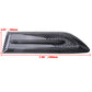 Pair Carbon Fiber Look Side Wing Car Air Flow Intake Vent Trim Fender Scoop UK