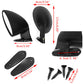 A Pair Universal Car Classic Retro Door Wing Side Mirror Rearview Rat Rod Blue