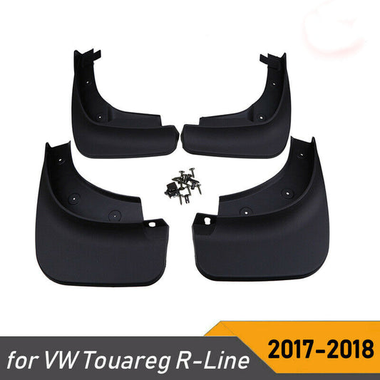 4X Auto Car Splash Guards Mud Guards For VW New Touareg 2011-2017 Car Mud Flaps