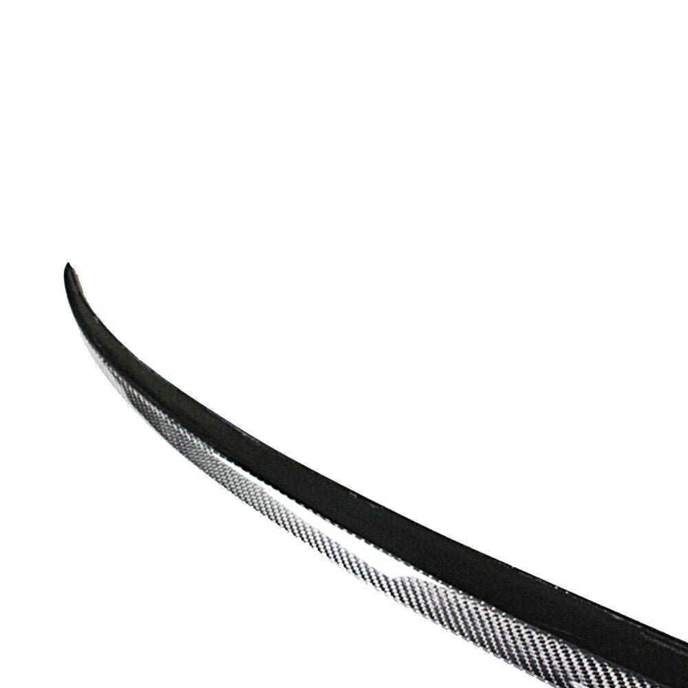 BMW 5 SERIES F10 REAR BOOT SPOILER TRUNK LIP M SPORT 10-16 CARBON FIBER LOOK ABS