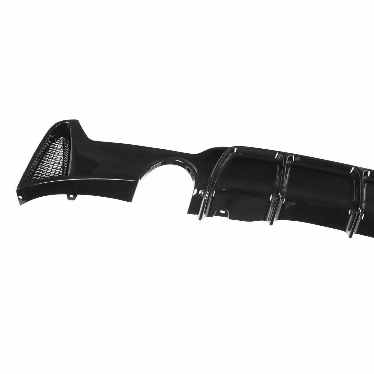 BMW F32 F33 F36 4 SERIES PERFORMANCE M SPORT REAR DIFFUSER GLOSS BLACK