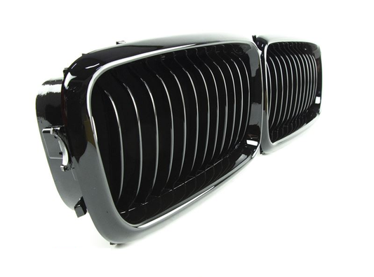 BMW 7 series E38 gloss black front kidney grilles grills facelift design pair