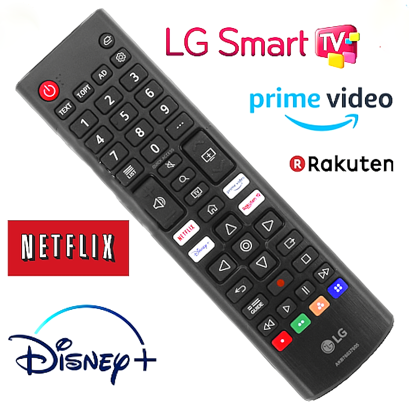 Genuine LG 2021 Smart TV’s Remote Control AKB76037605 with NETFLIX/Amazon/Disney