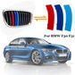 Front Grille Grill Cover Clip Stripe 11 Bars For 2013-2017 BMW 3 Series F30 F31