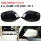 1 Pair Gloss Black Mirror Cap Cover Replacement for BMW E90 E91 E92 E93 LCI