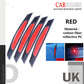 Car Auto Reflective Warn Strip Tape Bumper Red Safety Stickers Decal Accessories