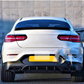 Mercedes GLC Class Coupe GLC63 AMG Style C253 Gloss Black Rear Spoiler 2015 plus