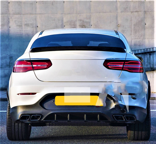Mercedes GLC Class Coupe GLC63 AMG Style C253 Gloss Black Rear Spoiler 2015 plus