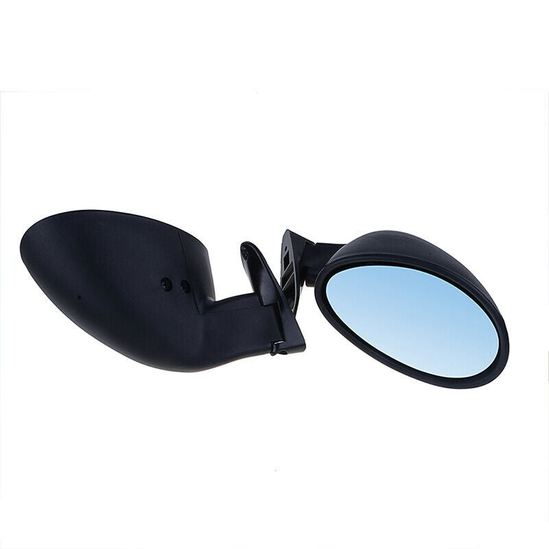 A Pair Universal Car Classic Retro Door Wing Side Mirror Rearview Rat Rod Blue
