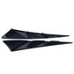 Car Hood Stickers Black Universal Side Air Intake Flow Vent Cover Decor use 2x