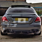 Mercedes E Class E63S AMG Style W213 Gloss Black Boot Lip Spoiler 2016 to 2020