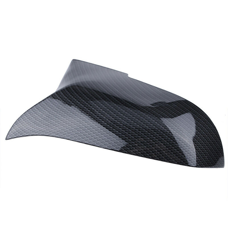Pair Carbon Fiber Mirror Cover Caps For BMW 2/3/5 DR F20 F21 F22 F30 F31 F32 F33