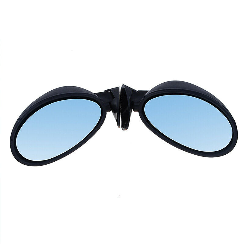 A Pair Universal Car Classic Retro Door Wing Side Mirror Rearview Rat Rod Blue