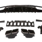 MERCEDES C CLASS A205 C205 COUPE AMG C63 S STYLE REAR DIFFUSER + BLACK TAILPIPES