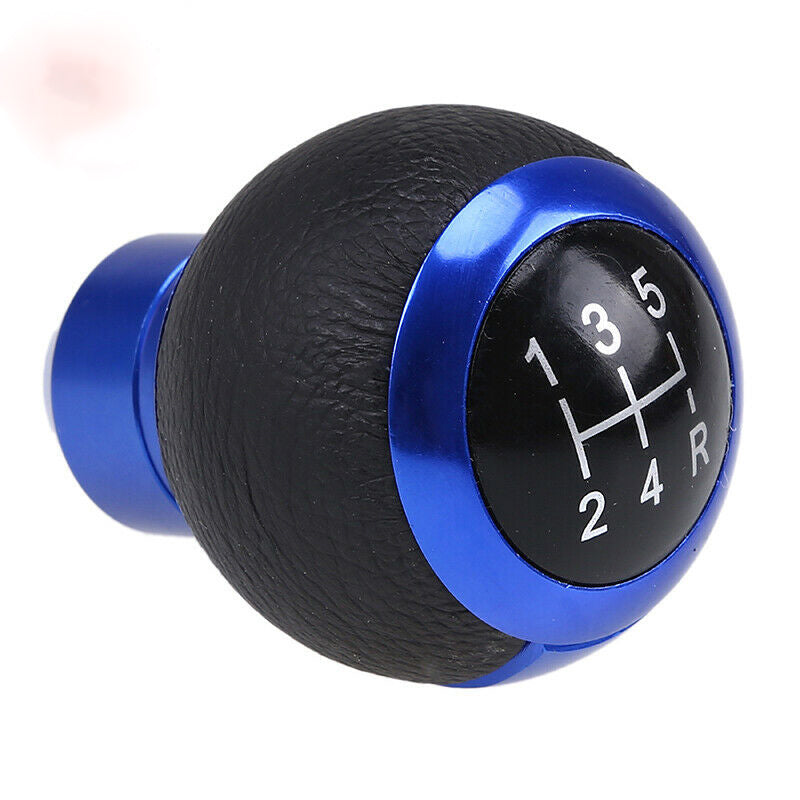 Universal 5 Speed R Shift Knob Manual Gear Stick Shifter Lever Aluminum