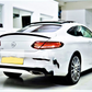 Mercedes C Class Coupe C63 AMG Style W205 C205 Gloss Black Lip Spoiler 2014-21