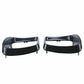 1Pair Matte Black Door Wing Mirror Cover Cap Trim Ring Fits BMW X5 E53 2000-2006