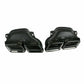 MERCEDES C CLASS W205 C63 LOOK REAR DIFFUSER VALANCE WITH TAILPIPE BLACK