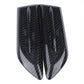 Pair Carbon Fiber Look Side Wing Car Air Flow Intake Vent Trim Fender Scoop UK