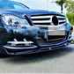 Mercedes C Class C63 AMG Brabus Style W204 Gloss Black Front Splitter Lip 2011-2015