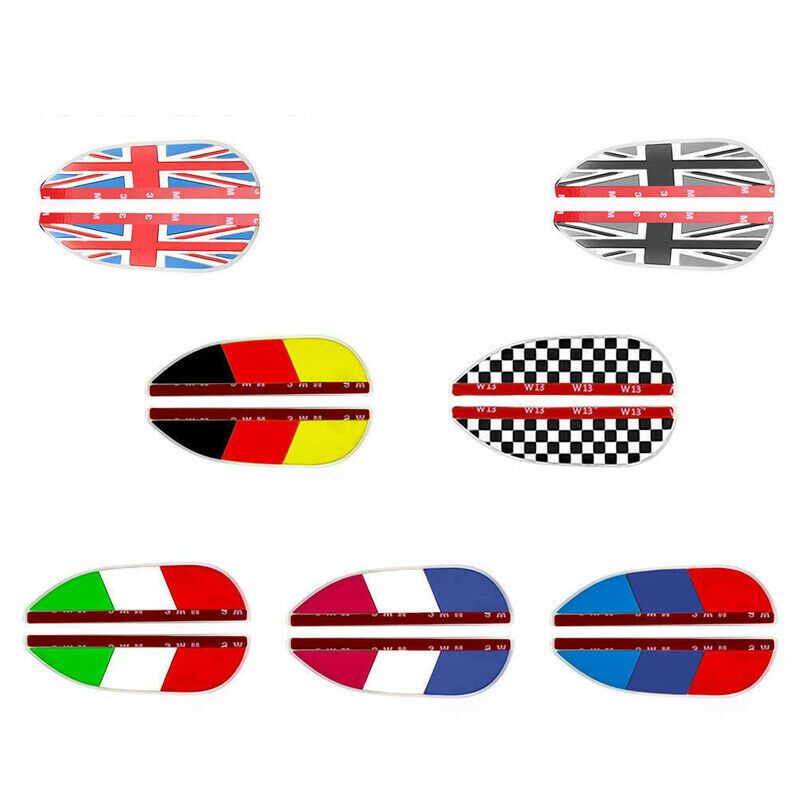 Checkered Car Rear View Wing Mirror Sun Shade Shield Rain Board Eyebrow Guard