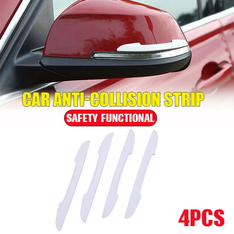 Car Door Edge Guard Scratch Protector Anti-collision Strip Stickers Trim white