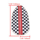 Checkered Car Rear View Wing Mirror Sun Shade Shield Rain Board Eyebrow Guard