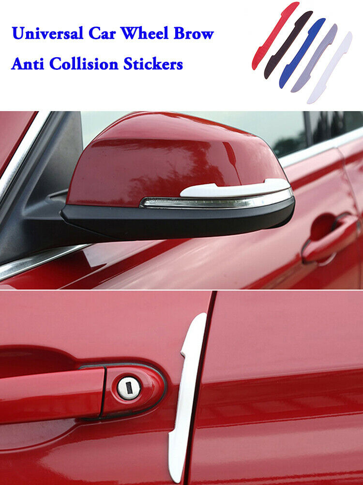 Car Door Edge Guard Scratch Protector Anti-collision Strip Stickers Trim white