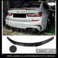 BMW 3 SERIES G20 G21 M PERFORMANCE V STYLE REAR BOOT SPOILER LIP CARBON LOOK