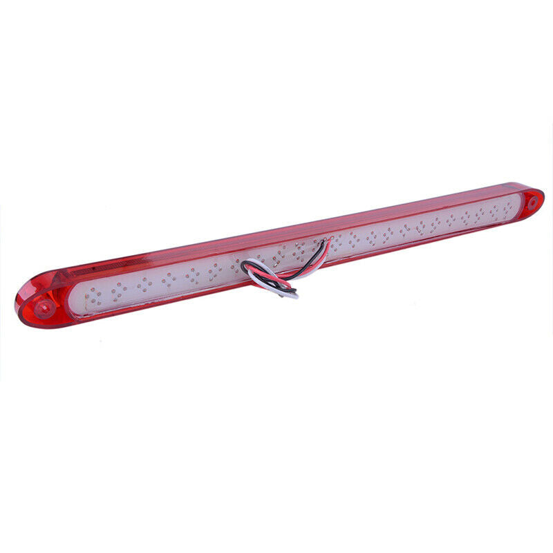 UK 2PCS Red 23LED Light Bar Stop Turn Tail 3rd brake Light Truck Trailer 17"