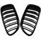 For Bmw M5 Look F10 F11 5 Series Kidney Grille Grill Gloss Black Twin Bar Slat