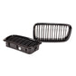 BMW 7 SERIES E38 GLOSS BLACK TWIN SLAT FRONT KIDNEY GRILLES GRILLE GRILL UK