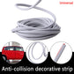 1*Car Door Edge Protector Strips Moulding Trim Scratch Guard U Profile Grey 5M