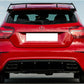 MERCEDES A CLASS W176 AMG A45 LOOK REAR DIFFUSER TAILPIPES GLOSS BLACK 2012-2018