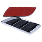 Univesal Car Side Air Flow Vent Hole Cover Fender Intake Grille Sticker Decor 2x
