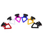 1pcs Triangle Red High-Strength Racing Car Tow Strap Front Rear Bumper Hook SUV
